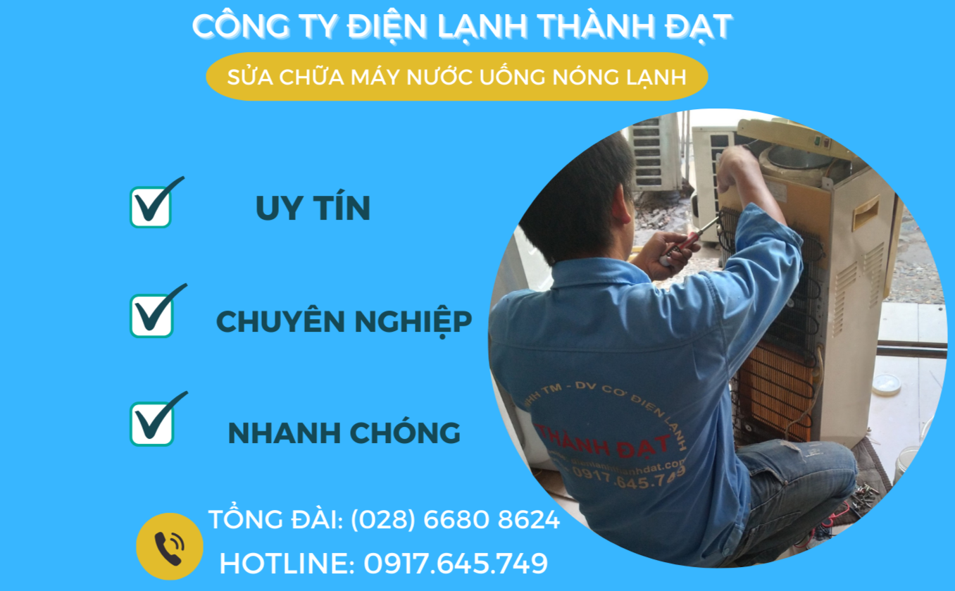 SỬA MÁY NƯỚC UỐNG NÓNG LẠNH MIDEA QUẬN PHÚ NHUẬN