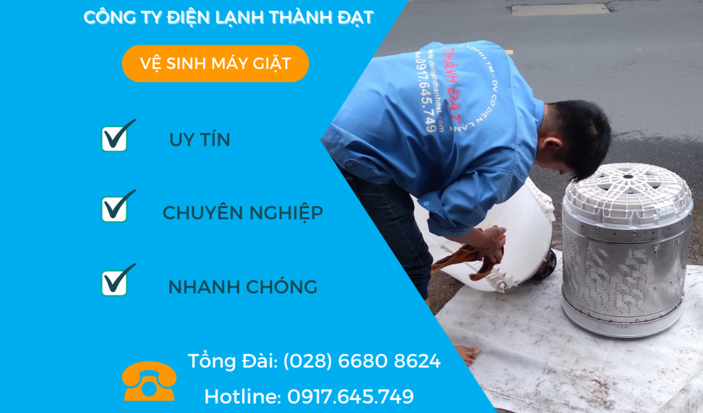 Vệ Sinh Máy Giặt Panasonic quận Tân Bình