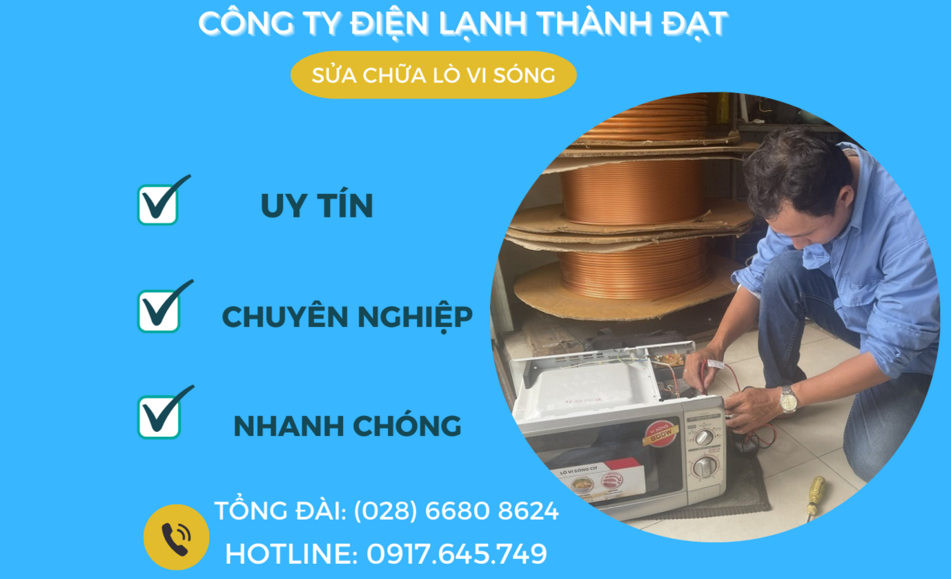 SỬA LÒ VI SÓNG ELECTROLUX QUẬN TÂN BÌNH