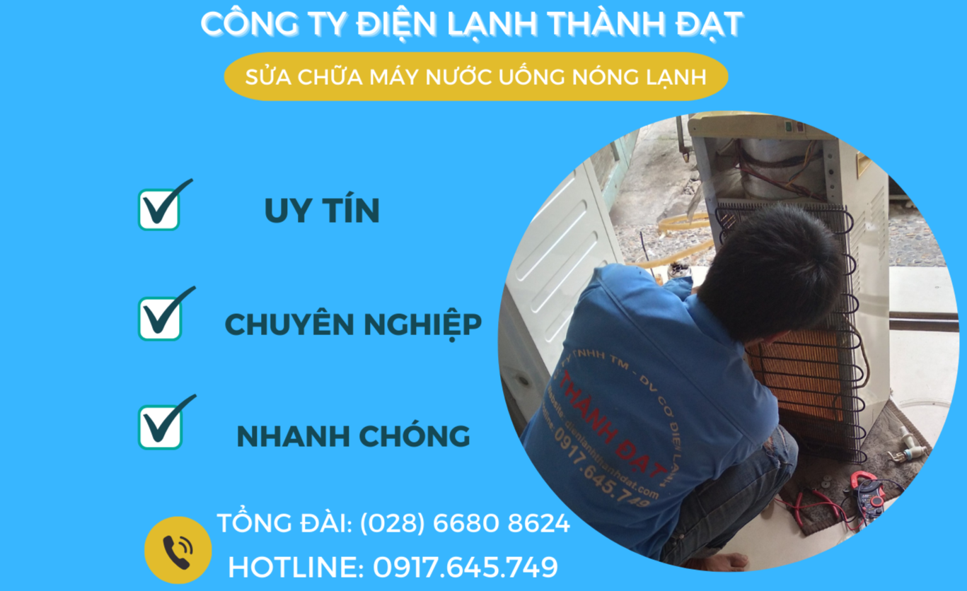 SỬA MÁY NƯỚC UỐNG NÓNG LẠNH ARISTON QUẬN TÂN BÌNH