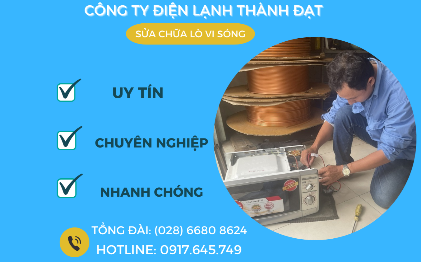 SỬA LÒ VI SÓNG SANYO QUẬN TÂN BÌNH